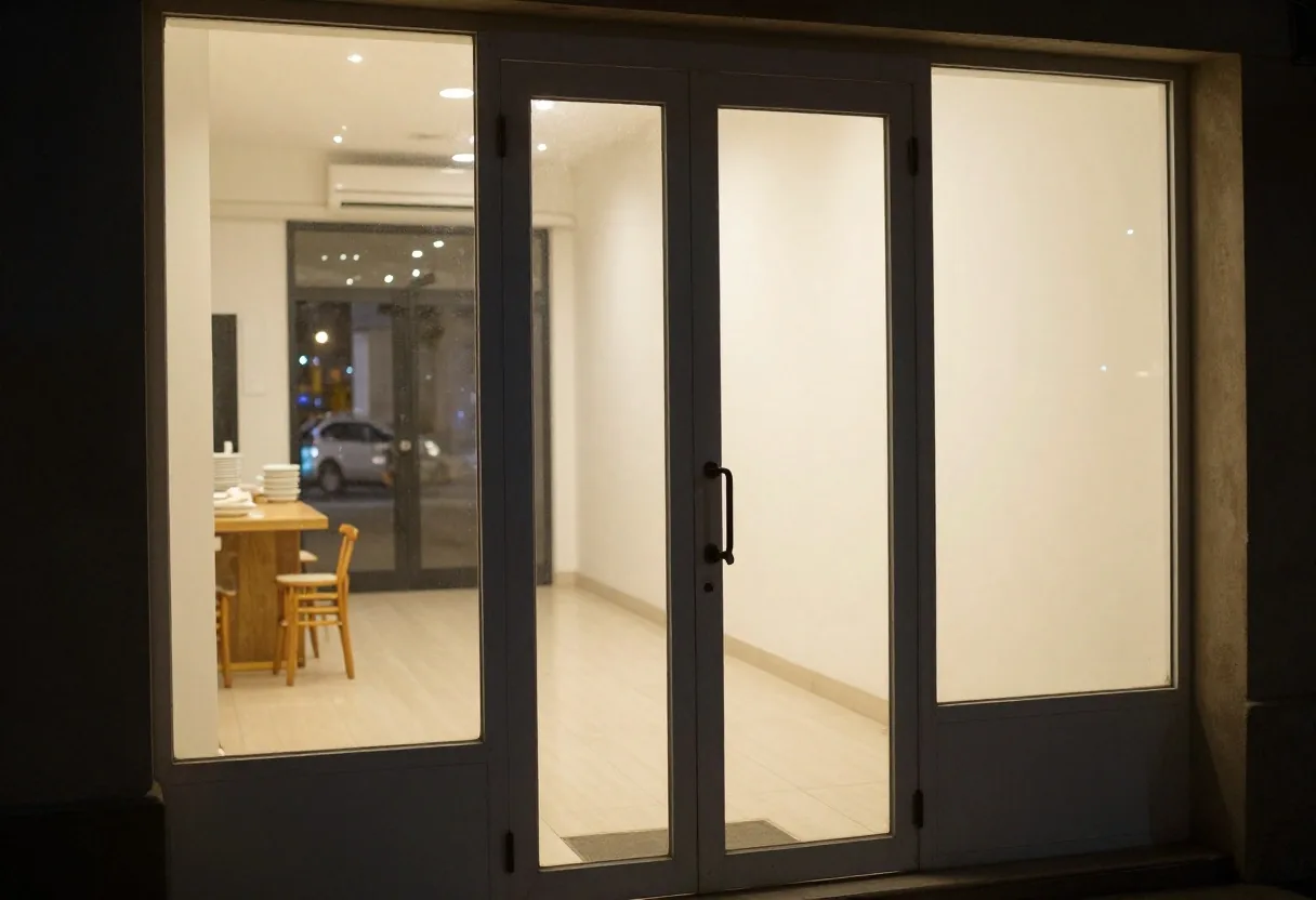 Mesa de trabajo con libreta de cuentas, calculadora y comprobantes a la luz de la tarde
