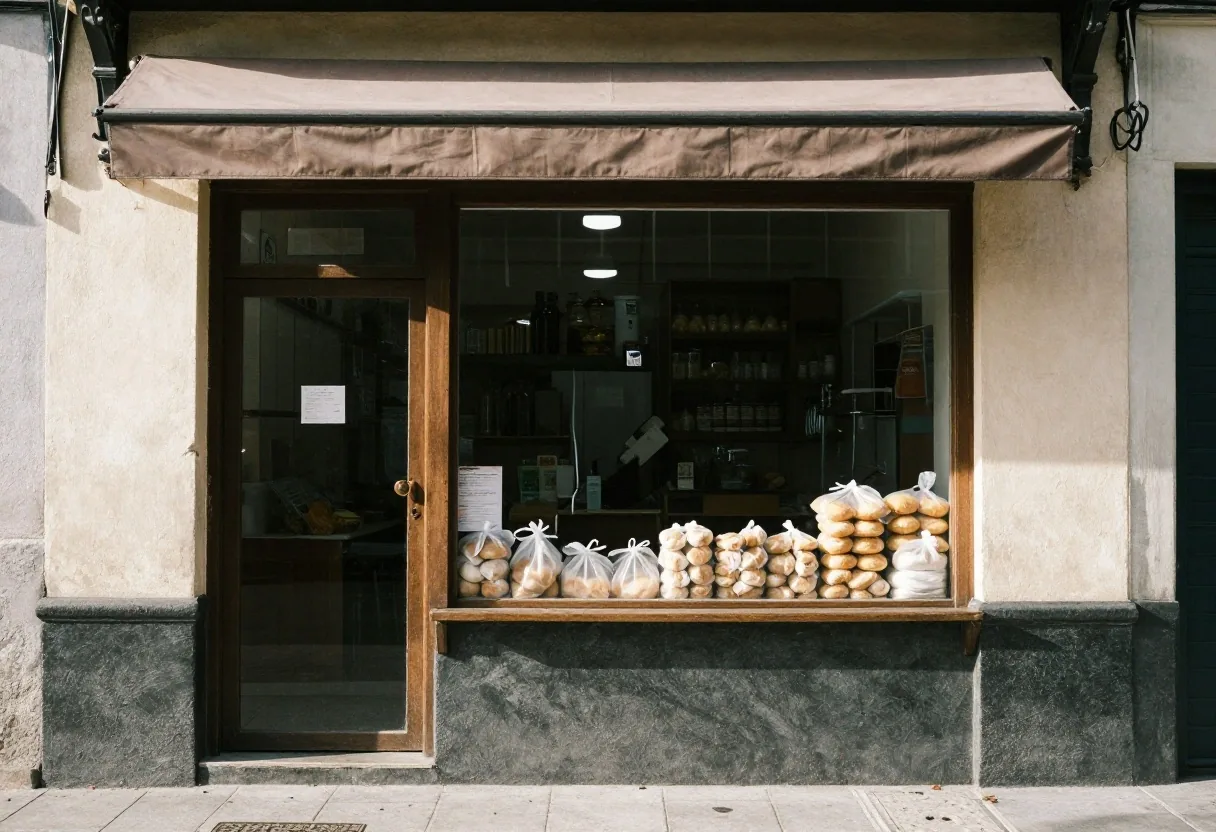 Pago con QR en un comercio de barrio