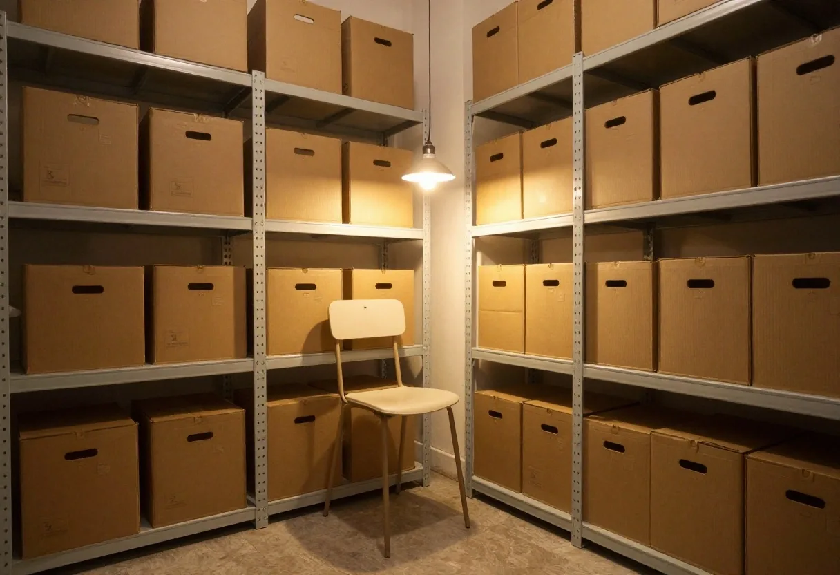 Mesa de trabajo con libreta de gastos, calculadora y comprobantes a la luz de la tarde